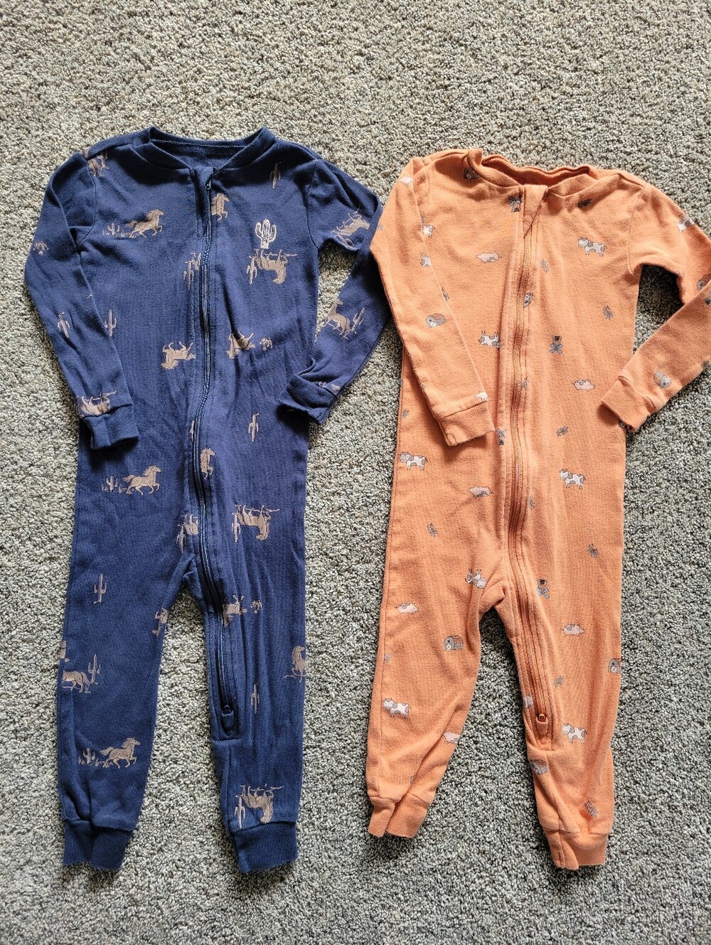Size 18 months footless one piece pajamas - sleep and play 18 months
